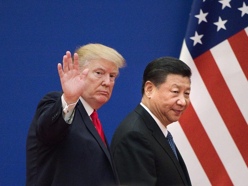 President Trump and China's leader Xi Jinping leave a business leaders event in Beijing in 2017. Relations involving trade and other areas between the two countries have deteriorated. President Trump and China's leader Xi Jinping leave a business leaders event in Beijing in 2017. Relations involving trade and other areas between the two countries have deteriorated.