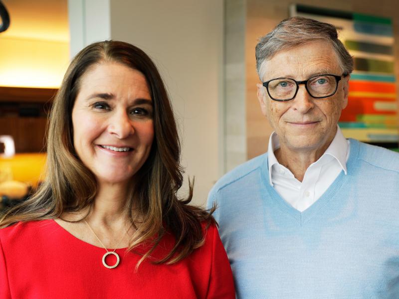 Melinda and Bill Gates in Kirkland, Washington, in February. Melinda and Bill Gates in Kirkland, Washington, in February.