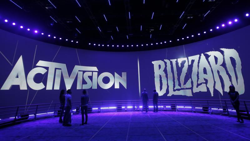 The Activision Blizzard Booth during the Electronic Entertainment Expo in Los Angeles. The Activision Blizzard Booth during the Electronic Entertainment Expo in Los Angeles.