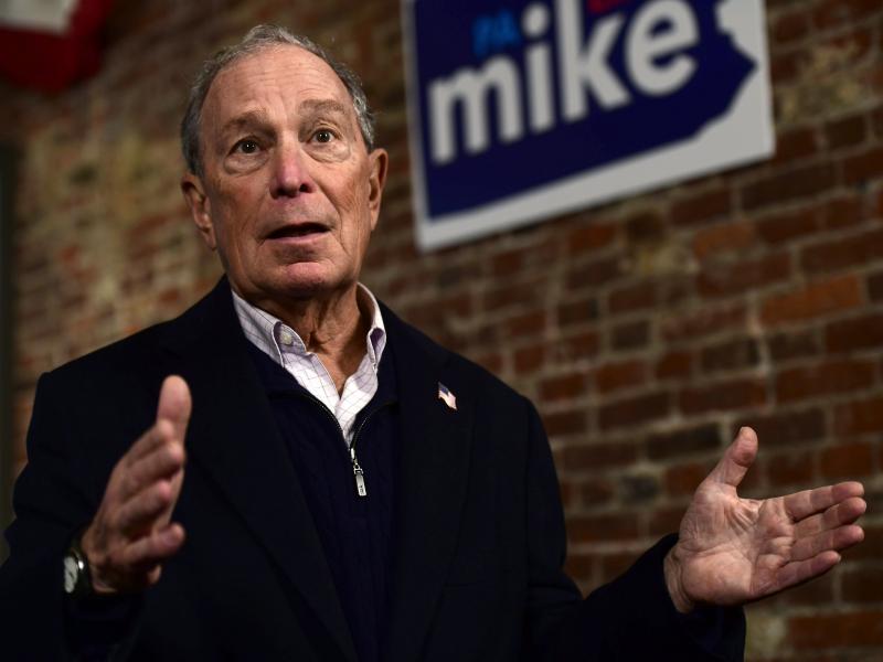 Democratic presidential candidate Michael Bloomberg confirmed a report on Tuesday that calls on behalf of his campaign were being made by prison workers. He is seen here campaigning in Philadelphia on Saturday. Democratic presidential candidate Michael Bloomberg confirmed a report on Tuesday that calls on behalf of his campaign were being made by prison workers. He is seen here campaigning in Philadelphia on Saturday.