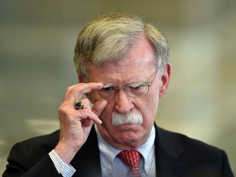 John Bolton after a meeting in Minsk, Belarus, in late August, nearly two weeks before his ouster as President Trump's national security adviser. John Bolton after a meeting in Minsk, Belarus, in late August, nearly two weeks before his ouster as President Trump's national security adviser.