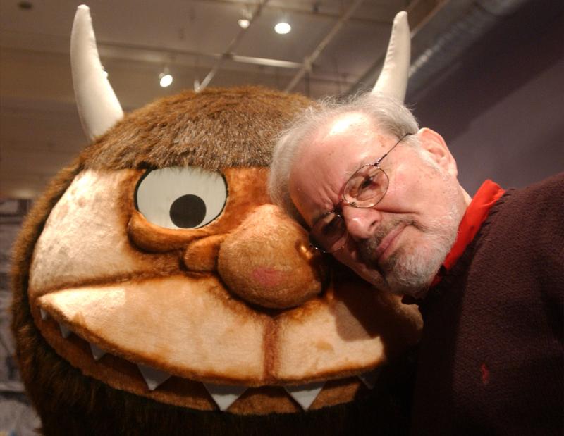 Maurice Sendak stands with a character from his book Where the Wild Things Are in 2002. Maurice Sendak stands with a character from his book Where the Wild Things Are in 2002.