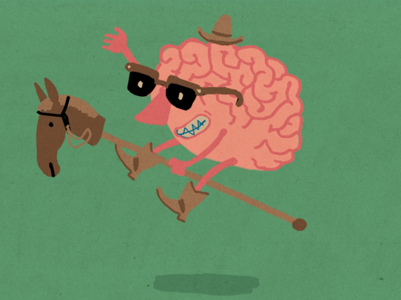 A brain at play. A brain at play.