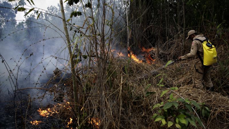 G-7 nations pledged millions to help Amazon countries fight wildfires, but Brazilian President Jair Bolsonaro said Tuesday that he's not interested unless he gets an apology from French President Emmanuel Macron. G-7 nations pledged millions to help Amazon countries fight wildfires, but Brazilian President Jair Bolsonaro said Tuesday that he's not interested unless he gets an apology from French President Emmanuel Macron.