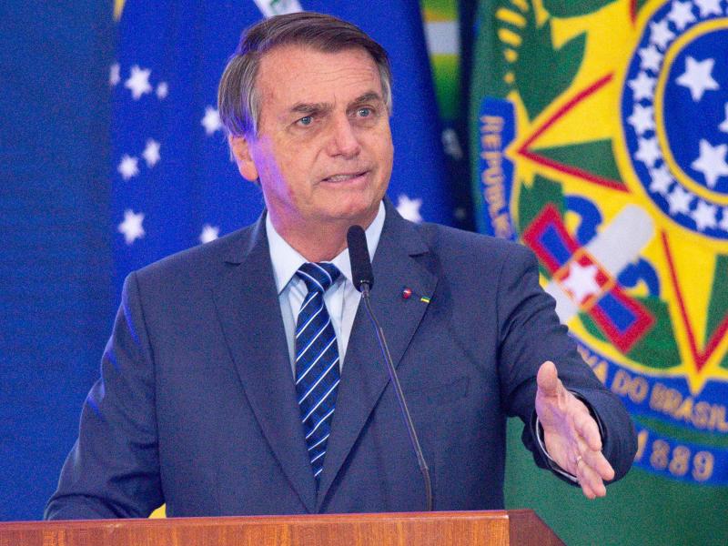 President of Brazil Jair Bolsonaro announced Monday that the country is directing more than $1 billion toward the production and distribution of COVID-19 vaccines. President of Brazil Jair Bolsonaro announced Monday that the country is directing more than $1 billion toward the production and distribution of COVID-19 vaccines.