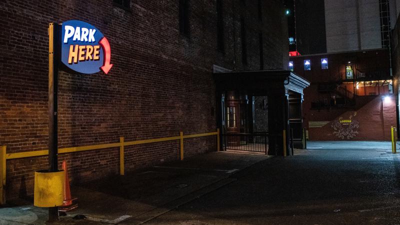 A parking lot in Nashville, photographed on Mar. 31, 2020, after Tennessee's governor issued a stay-at-home order in response to the developing coronavirus crisis. A parking lot in Nashville, photographed on Mar. 31, 2020, after Tennessee's governor issued a stay-at-home order in response to the developing coronavirus crisis.