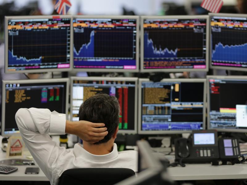 Traders at work at ETX Capital work in central London on Monday. Financial markets in the U.K. and around the world have been in turmoil since the Brexit vote last week. Traders at work at ETX Capital work in central London on Monday. Financial markets in the U.K. and around the world have been in turmoil since the Brexit vote last week.
