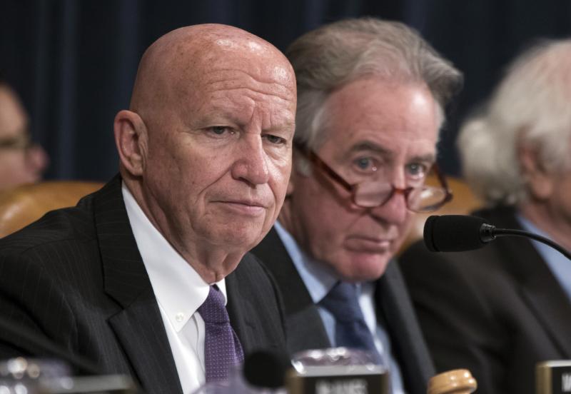 House Ways and Means Committee Chairman Kevin Brady, R-Texas, and Rep. Richard Neal, D-Mass., listen to debate on tax reform on Wednesday. House Ways and Means Committee Chairman Kevin Brady, R-Texas, and Rep. Richard Neal, D-Mass., listen to debate on tax reform on Wednesday.