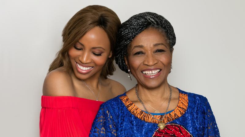 CNN international anchor Zain Asher poses with her mother, Obiajulu Ejiofor. After losing her husband in a car crash, Ejiofor raised four children with strict and innovative practices — including, when Asher was a teenager, using scissors to cut the pow CNN international anchor Zain Asher poses with her mother, Obiajulu Ejiofor. After losing her husband in a car crash, Ejiofor raised four children with strict and innovative practices — including, when Asher was a teenager, using scissors to cut the pow