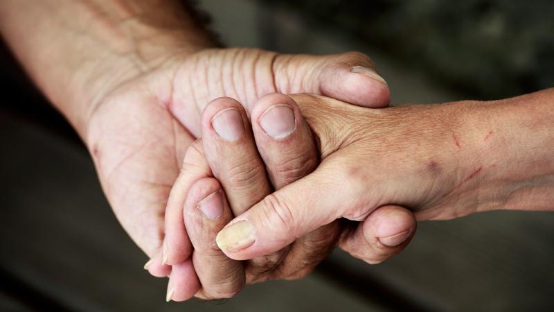 Couple holding hands. Couple holding hands.