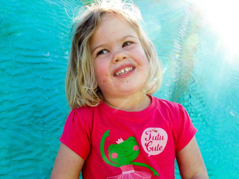 The author's daughter, Rosy. The author's daughter, Rosy.
