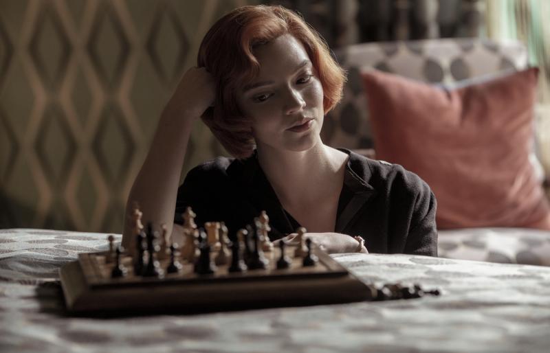 Anya Taylor-Joy plays a swaggering chess prodigy in the new Netflix hit, The Queen's Gambit. It's success may lead to a shortage of chess sets this holiday season. Anya Taylor-Joy plays a swaggering chess prodigy in the new Netflix hit, The Queen's Gambit. It's success may lead to a shortage of chess sets this holiday season.