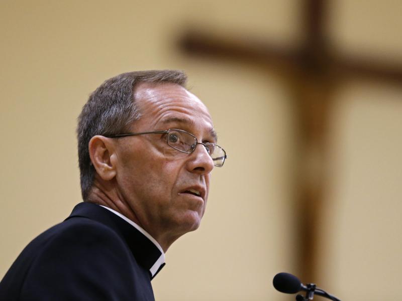 Cathedral High School leadership in Indianapolis says Archbishop Charles Thompson issued "direct guidance" that the school fire a teacher in a same-sex marriage or forfeit its Catholic identity. Cathedral High School leadership in Indianapolis says Archbishop Charles Thompson issued "direct guidance" that the school fire a teacher in a same-sex marriage or forfeit its Catholic identity.