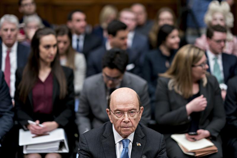 Commerce Secretary Wilbur Ross, who oversees the Census Bureau, waits for a House Oversight and Reform Committee hearing to begin in Washington, D.C., in 2019. In July, Ross directed bureau officials to speed up the 2020 census to end counting a month ear Commerce Secretary Wilbur Ross, who oversees the Census Bureau, waits for a House Oversight and Reform Committee hearing to begin in Washington, D.C., in 2019. In July, Ross directed bureau officials to speed up the 2020 census to end counting a month ear