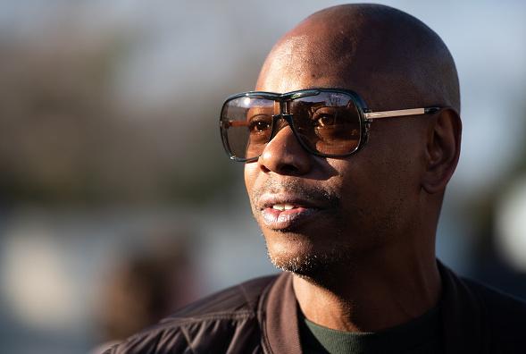 Dave Chappelle: This Time This Place chronicles Chappelle's efforts to entertain audiences during the pandemic with a series of outdoor shows. He's pictured above in North Charleston, S.C., on Jan. 30, 2020. Dave Chappelle: This Time This Place chronicles Chappelle's efforts to entertain audiences during the pandemic with a series of outdoor shows. He's pictured above in North Charleston, S.C., on Jan. 30, 2020.