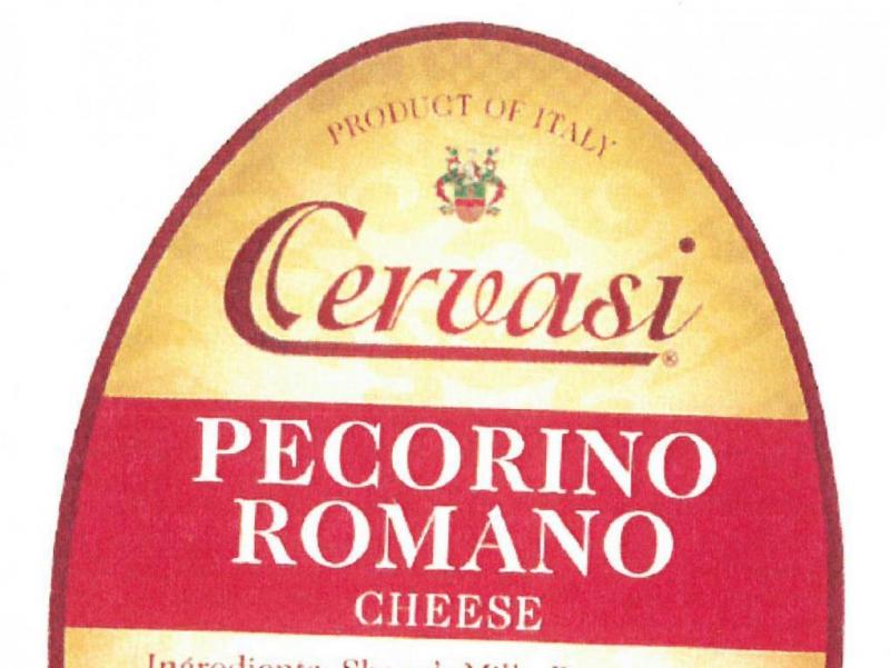 Cervasi Pecorino Romano was among the eight voluntarily recalled cheeses. Cervasi Pecorino Romano was among the eight voluntarily recalled cheeses.