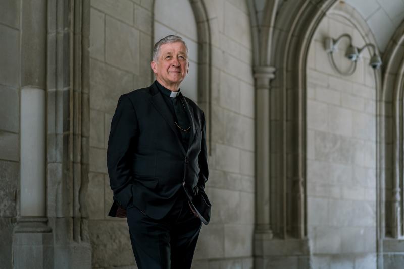 Cardinal Blase Cupich stands outside of the Archdiocese of Chicago Pastoral Center on Wednesday. Cupich has served as the archbishop of the Archdiocese of Chicago since 2014. Cardinal Blase Cupich stands outside of the Archdiocese of Chicago Pastoral Center on Wednesday. Cupich has served as the archbishop of the Archdiocese of Chicago since 2014.