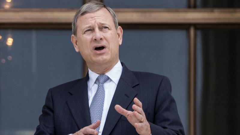 Chief Justice John Roberts stands outside the Supreme Court in Washington, D.C., in June, following new Associate Supreme Court Justice Neil Gorsuch investiture ceremony, a ceremony to mark his ascension to the bench. Chief Justice John Roberts stands outside the Supreme Court in Washington, D.C., in June, following new Associate Supreme Court Justice Neil Gorsuch investiture ceremony, a ceremony to mark his ascension to the bench.