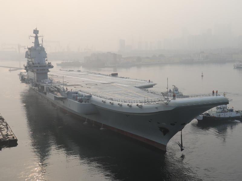 China's first domestically manufactured aircraft carrier, known only as "Type 001A", leaves port in the northeast city of Dalian in May. The vessel has reportedly begun sea trials ahead of its commissioning, expected next year. China's first domestically manufactured aircraft carrier, known only as "Type 001A", leaves port in the northeast city of Dalian in May. The vessel has reportedly begun sea trials ahead of its commissioning, expected next year.