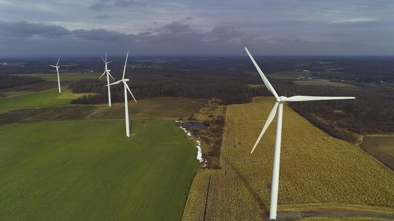 Clean energy advocates say economic disruption over the Covid-19 pandemic threatens tens of thousands of jobs and billions of dollars of investment in wind and solar. Above, wind turbines in Warsaw, N.Y. Clean energy advocates say economic disruption over the Covid-19 pandemic threatens tens of thousands of jobs and billions of dollars of investment in wind and solar. Above, wind turbines in Warsaw, N.Y.