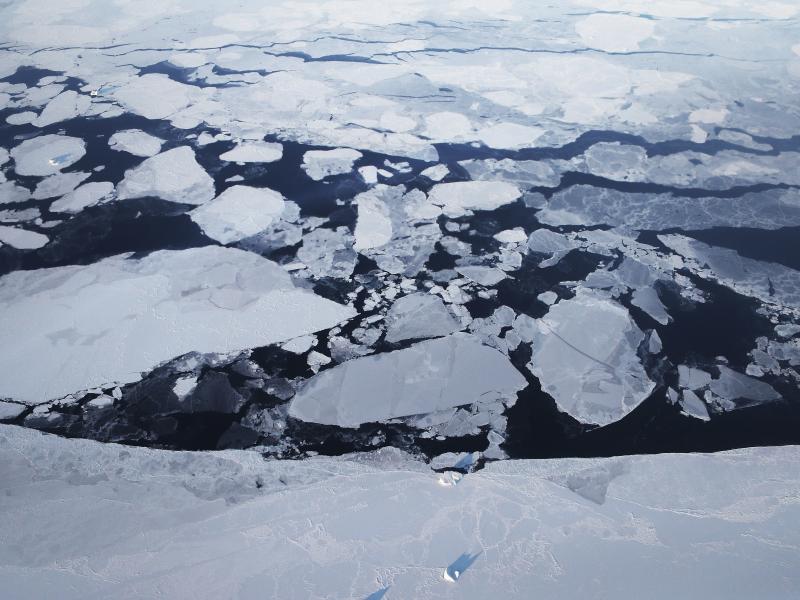 Arctic sea ice is seen from a NASA research aircraft on March 30, 2017, above Greenland. A top Interior Department scientist who tracks Arctic conditions says he was demoted by the Trump administration for speaking out on climate change. Arctic sea ice is seen from a NASA research aircraft on March 30, 2017, above Greenland. A top Interior Department scientist who tracks Arctic conditions says he was demoted by the Trump administration for speaking out on climate change.