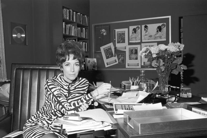 Helen Gurley Brown in her office at Cosmopolitan magazine in the 1960s .The legendary editor, subject of two new biographies, knew sex sells – and food brings in ad money. She cannily combined them with features like "After Bed, What? (a light snack for Helen Gurley Brown in her office at Cosmopolitan magazine in the 1960s .The legendary editor, subject of two new biographies, knew sex sells – and food brings in ad money. She cannily combined them with features like "After Bed, What? (a light snack for