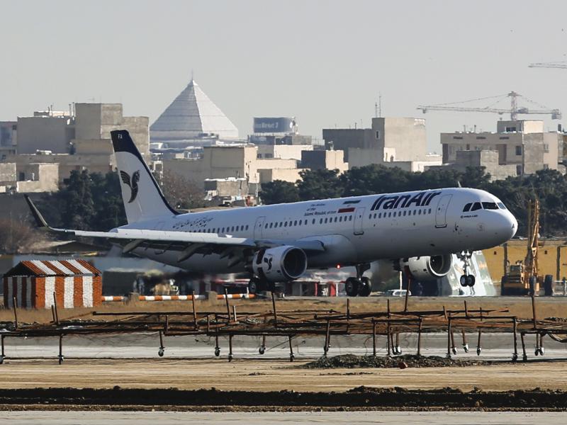 An Airbus A321 airliner arrives at Tehran's Mehrabad International Airport during the delivery of the first batch of planes to Iran Air on Jan. 12, 2017. Europe's Airbus has a contract to provide 100 aircraft to the Iranian airline. An Airbus A321 airliner arrives at Tehran's Mehrabad International Airport during the delivery of the first batch of planes to Iran Air on Jan. 12, 2017. Europe's Airbus has a contract to provide 100 aircraft to the Iranian airline.