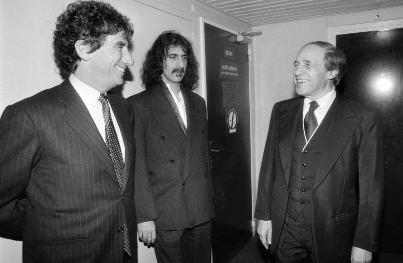 French conductor and composer Pierre Boulez (right), seen here in 1984 with musician Frank Zappa (center) and French Minister of Culture Jack Lang, has died at age 90. French conductor and composer Pierre Boulez (right), seen here in 1984 with musician Frank Zappa (center) and French Minister of Culture Jack Lang, has died at age 90.