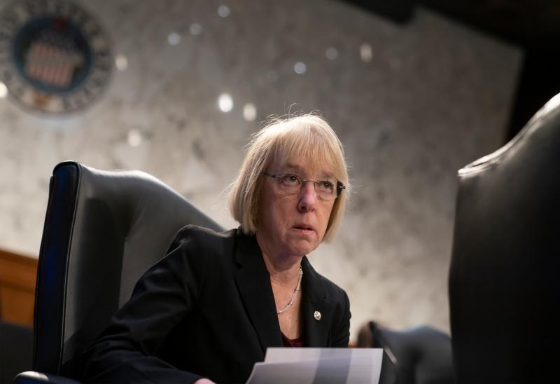 Sen. Patty Murray, D-Wash., organized a letter signed by 44 Senate Democrats and the chamber's two independents on Friday, urging the White House to withdraw changes to hospital reporting requirements. Sen. Patty Murray, D-Wash., organized a letter signed by 44 Senate Democrats and the chamber's two independents on Friday, urging the White House to withdraw changes to hospital reporting requirements.