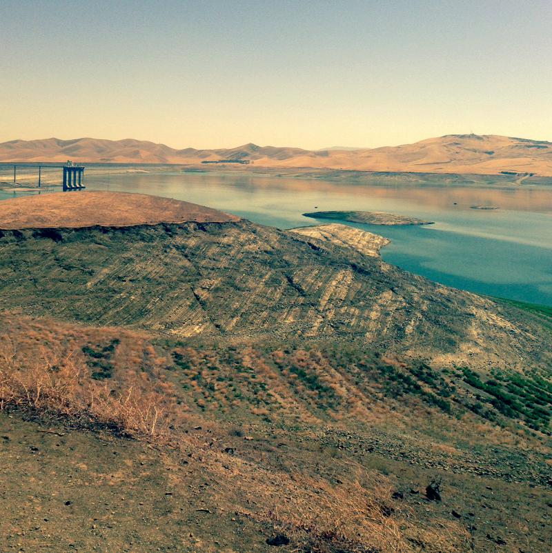 The San Luis Reservoir in central California is the largest "off-channel" reservoir in the U.S. It is currently at less than 30 percent of its normal capacity. The San Luis Reservoir in central California is the largest "off-channel" reservoir in the U.S. It is currently at less than 30 percent of its normal capacity.