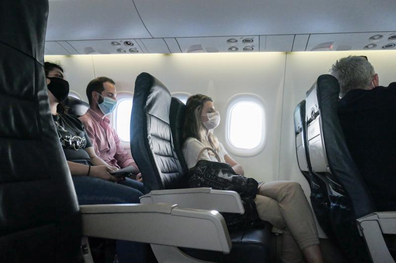 Many airlines now require passengers to wear masks to reduce the risk of COVID-19 spread — and are putting scofflaws on a no-fly list. Many airlines now require passengers to wear masks to reduce the risk of COVID-19 spread — and are putting scofflaws on a no-fly list.