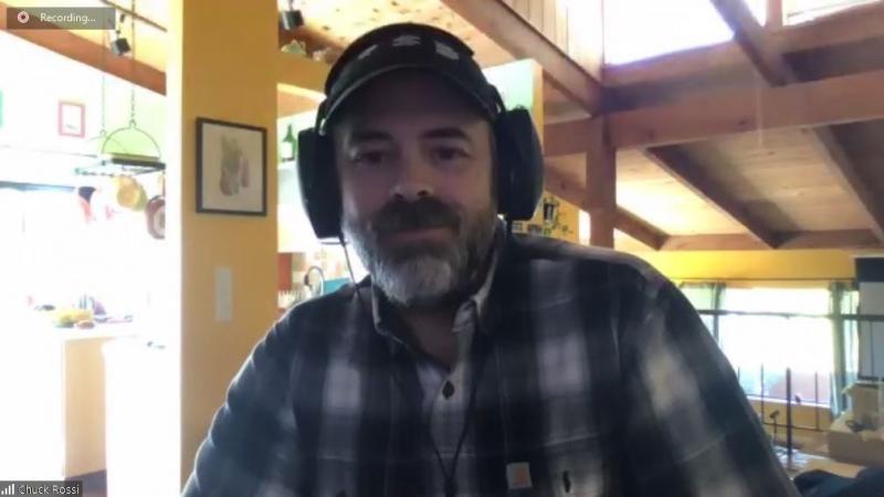 Chuck Rossi, the co-founder of Open Source Defense, at his home in California. He uses video conferences to connect with new gun owners. Chuck Rossi, the co-founder of Open Source Defense, at his home in California. He uses video conferences to connect with new gun owners.