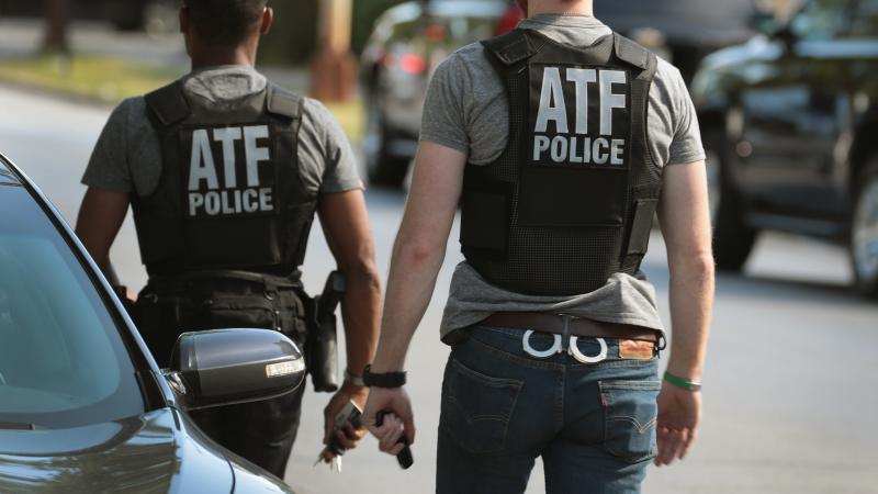 ATF police in June in Chicago. ATF police in June in Chicago.