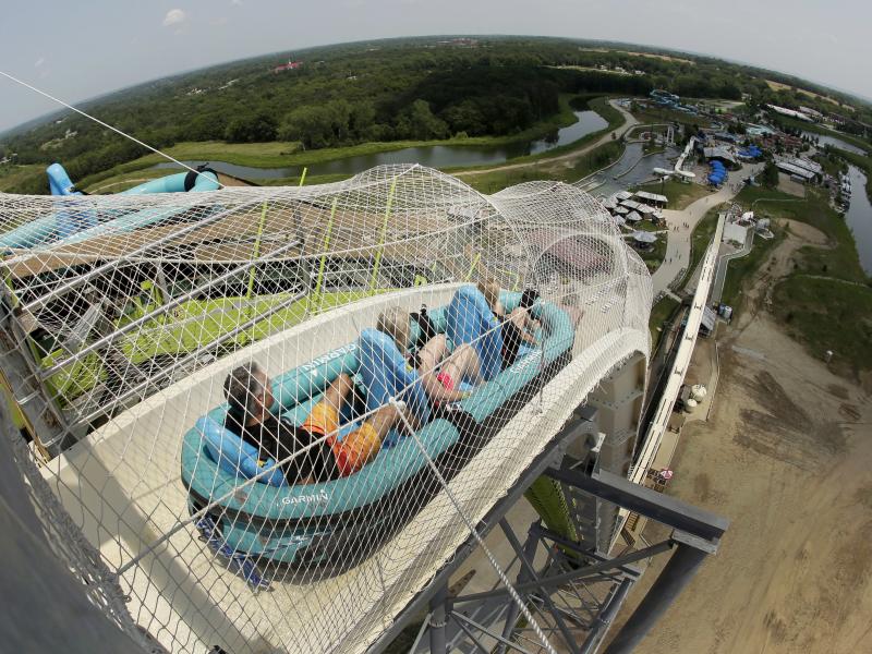 A Wyandotte County, Kan., court judge has granted permission for the Verruckt waterslide to be torn down. Park officials said it would be demolished shortly after Labor Day. A Wyandotte County, Kan., court judge has granted permission for the Verruckt waterslide to be torn down. Park officials said it would be demolished shortly after Labor Day.