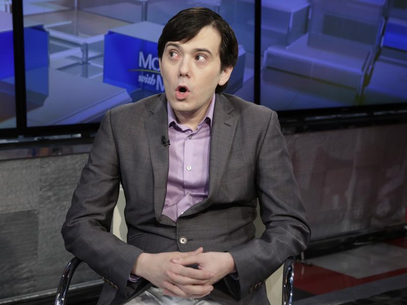 Martin Shkreli is interviewed on the Fox Business Network after his conviction on securities fraud charges in August 2017. Martin Shkreli is interviewed on the Fox Business Network after his conviction on securities fraud charges in August 2017.