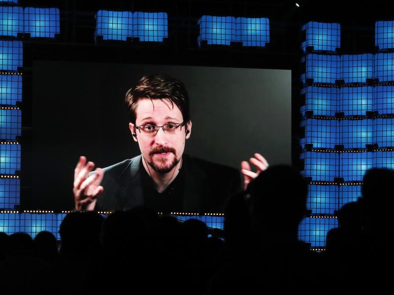 A federal court is ordering ex-National Security Agency contractor Edward Snowden, seen here in November, to pay more than $5 million in profits and royalties from his 2019 memoir and speeches. A federal court is ordering ex-National Security Agency contractor Edward Snowden, seen here in November, to pay more than $5 million in profits and royalties from his 2019 memoir and speeches.