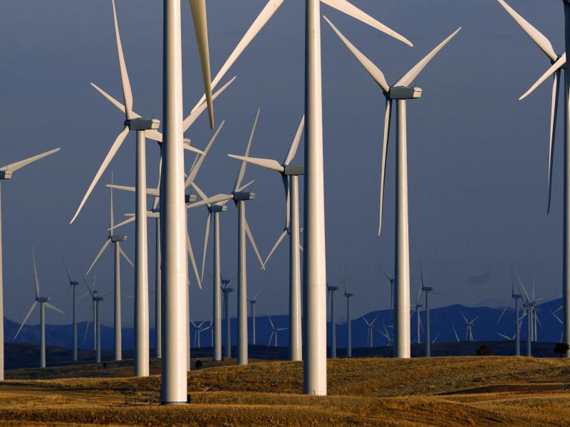 A wind farm in Wyoming generates electricity for a region that used to be more dependent on coal-fired power plants. A new study finds that millions of lives could be saved this century by rapidly reducing greenhouse gas emissions. A wind farm in Wyoming generates electricity for a region that used to be more dependent on coal-fired power plants. A new study finds that millions of lives could be saved this century by rapidly reducing greenhouse gas emissions.