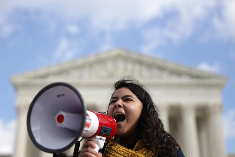 Immigration Activists Rally In Washington Ahead Of Supreme Court DACA Hearing Immigration Activists Rally In Washington Ahead Of Supreme Court DACA Hearing