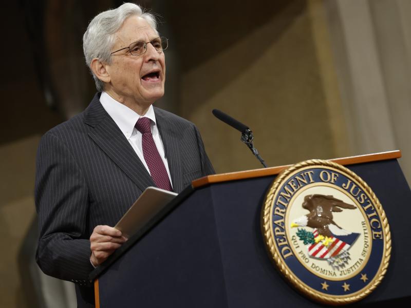 U.S. Attorney General Merrick Garland said that the Justice Department's new use of force policy reflects the consensus views of law enforcement leadership groups and union associations. U.S. Attorney General Merrick Garland said that the Justice Department's new use of force policy reflects the consensus views of law enforcement leadership groups and union associations.