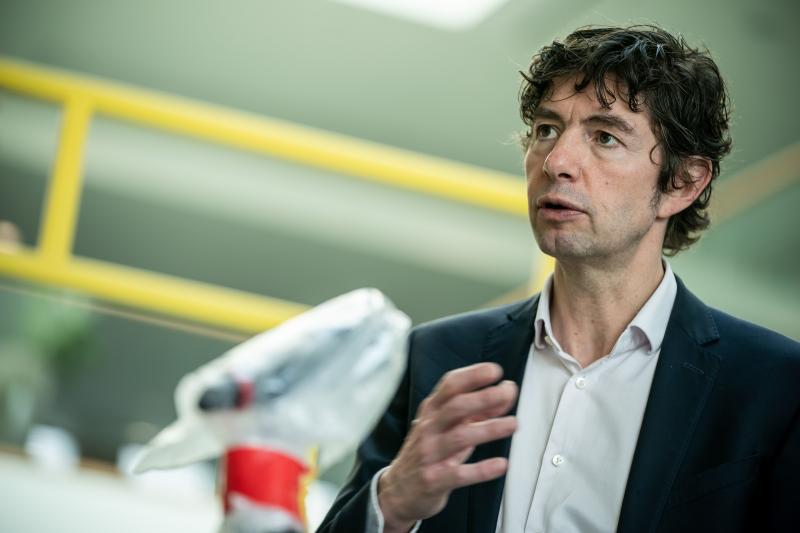 Christian Drosten, director of the Institute of Virology at Berlin's Charité hospital, is pictured after a news conference in Berlin on March 26, to comment on the spread of the novel coronavirus in Germany. Christian Drosten, director of the Institute of Virology at Berlin's Charité hospital, is pictured after a news conference in Berlin on March 26, to comment on the spread of the novel coronavirus in Germany.
