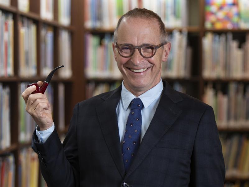 Sedaris likens this photo, taken in the Los Angeles County Library Children's Department before they opened, to a Playboy magazine author photo. Sedaris likens this photo, taken in the Los Angeles County Library Children's Department before they opened, to a Playboy magazine author photo.