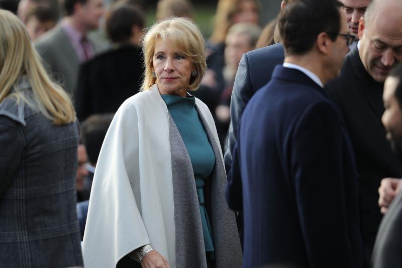 While Education Secretary Betsy DeVos has in some ways made little progress on her signature issue — school choice — she spent much of her 12 months in office undoing work that she and many conservatives viewed as overreach by the Obama administration While Education Secretary Betsy DeVos has in some ways made little progress on her signature issue — school choice — she spent much of her 12 months in office undoing work that she and many conservatives viewed as overreach by the Obama administration
