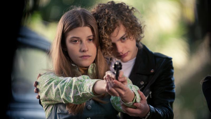 Marisol (Malena Villa) and Carlos (Lorenzo Ferro) get triggered in El Angel. Marisol (Malena Villa) and Carlos (Lorenzo Ferro) get triggered in El Angel.