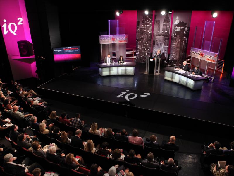Two teams face off in a debate over the extent of the president's war powers at the latest debate from Intelligence Squared U.S. Two teams face off in a debate over the extent of the president's war powers at the latest debate from Intelligence Squared U.S.