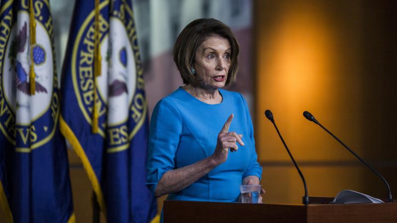 House Speaker Nancy Pelosi, D-Calif., speaks during a weekly news conference on May 16 on Capitol Hill. Pelosi is dealing with rising calls for impeachment proceedings against President Trump. House Speaker Nancy Pelosi, D-Calif., speaks during a weekly news conference on May 16 on Capitol Hill. Pelosi is dealing with rising calls for impeachment proceedings against President Trump.