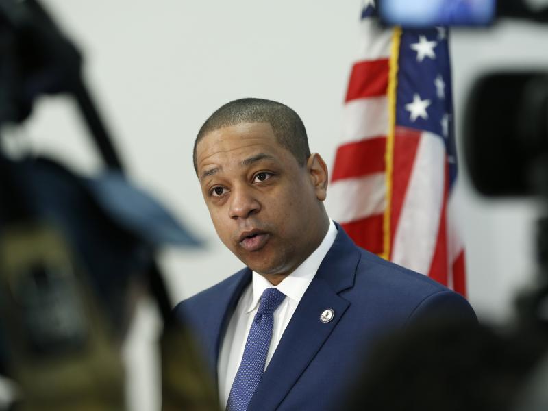 Virginia Lt. Gov. Justin Fairfax addresses sexual misconduct allegations made by two women against him and presented the results of a polygraph test, during a news conference in his office at the Capitol in Richmond, Va. Virginia Lt. Gov. Justin Fairfax addresses sexual misconduct allegations made by two women against him and presented the results of a polygraph test, during a news conference in his office at the Capitol in Richmond, Va.