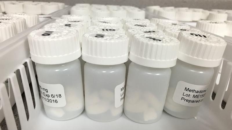 Methadone, and similar drugs, are legal synthetic opioids that are used to help block the cravings and withdrawal symptoms of people trying to wean themselves off prescription painkillers or heroin. Methadone, and similar drugs, are legal synthetic opioids that are used to help block the cravings and withdrawal symptoms of people trying to wean themselves off prescription painkillers or heroin.