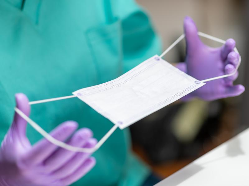 Some doctors say they are being told they can't use their own personal protective equipment, such as gloves and masks. Some doctors say they are being told they can't use their own personal protective equipment, such as gloves and masks.