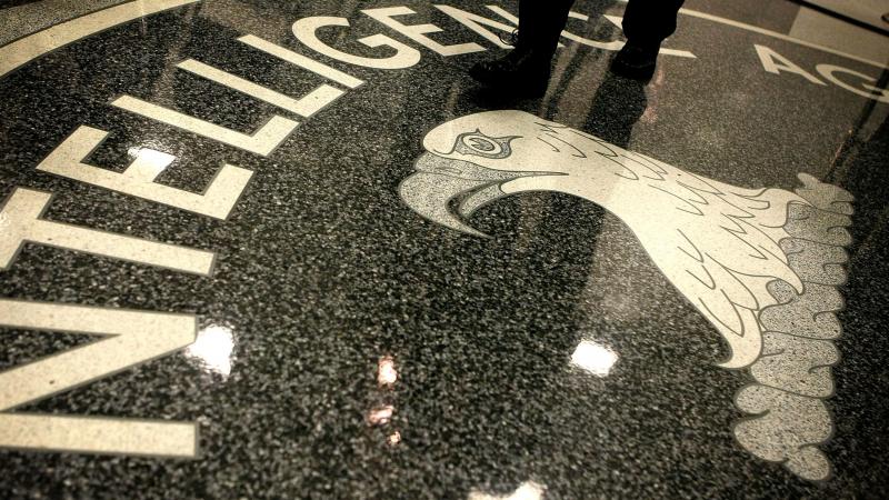 The seal of the Central Intelligence Agency at the lobby of the Original Headquarters Building at the CIA headquarters in McLean, Va. The seal of the Central Intelligence Agency at the lobby of the Original Headquarters Building at the CIA headquarters in McLean, Va.