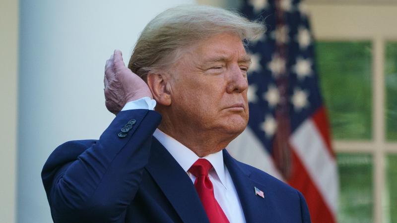 President Trump has reportedly claimed tens of thousands of dollars in tax deductions over expenses such as haircuts. Trump is seen here during a briefing at the White House in March. President Trump has reportedly claimed tens of thousands of dollars in tax deductions over expenses such as haircuts. Trump is seen here during a briefing at the White House in March.